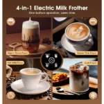 Teendow MF06S-T 900ml Electric Milk Frother Machine - Image 2