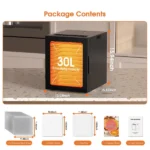 Teendow FD-1008A 12-Trays Food Dehydrator, Stainless Steel Food Dryer for Kitchen - Image 6