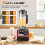 Teendow HS-206D 1800W Fruit Blender - Image 2